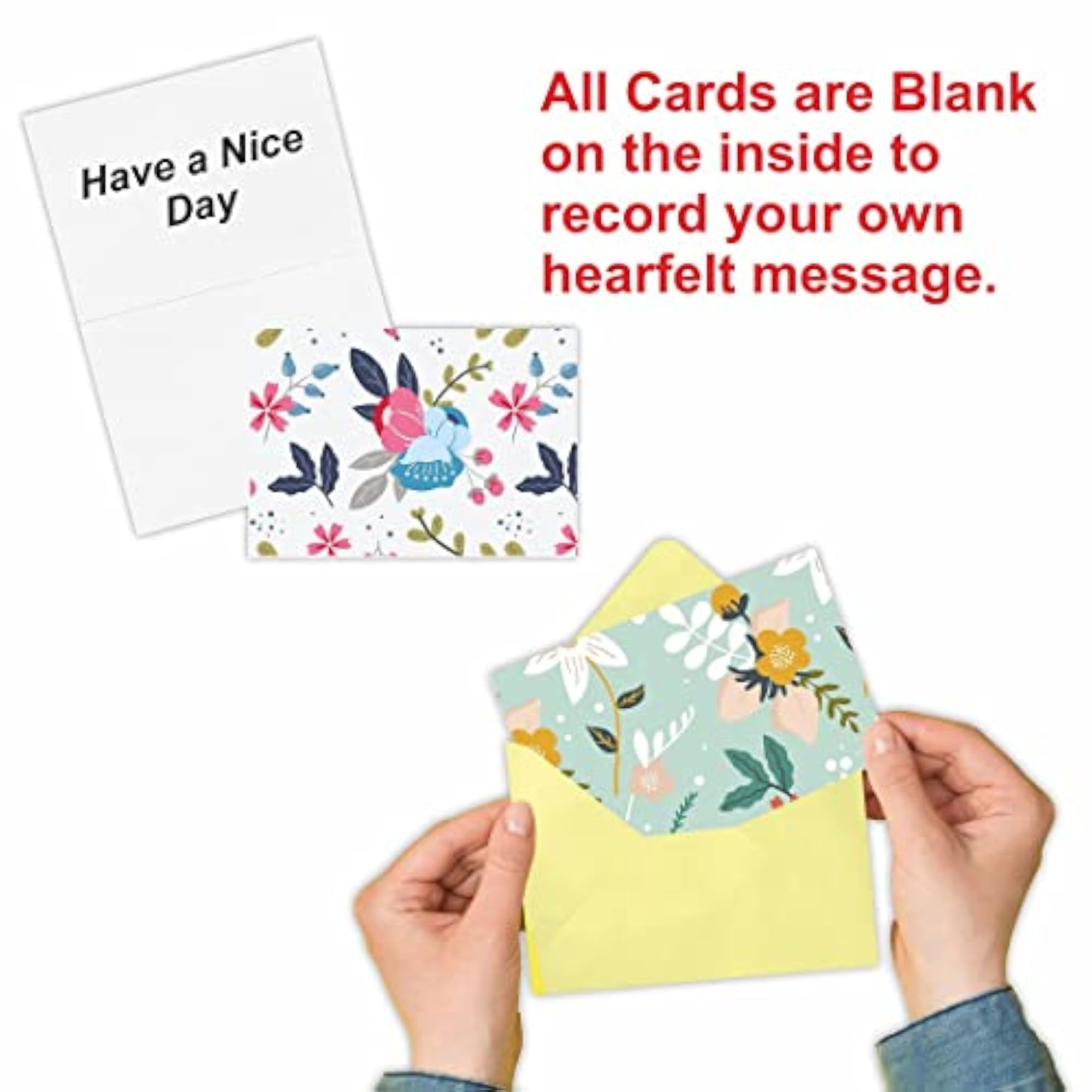 Attractive Greeting Cards Set with Envelopes for All Occasions